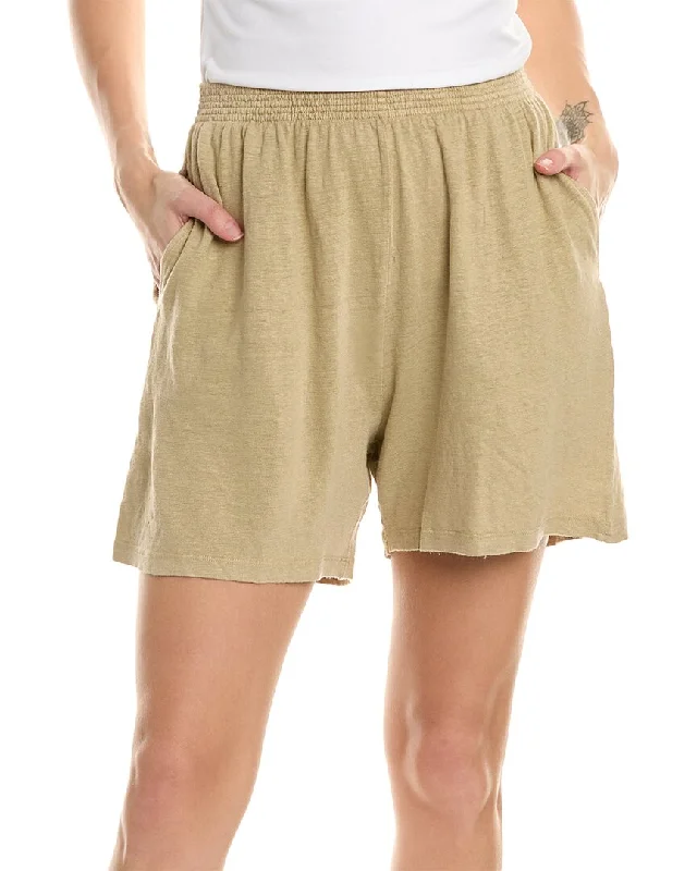 Women's Fall ShortsMajestic Filatures Stretch Hand-Dye Linen-Blend Short