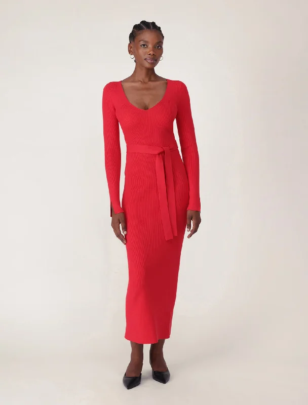 Women's Wrap DressesIsobel Rib Knit Midi Dress