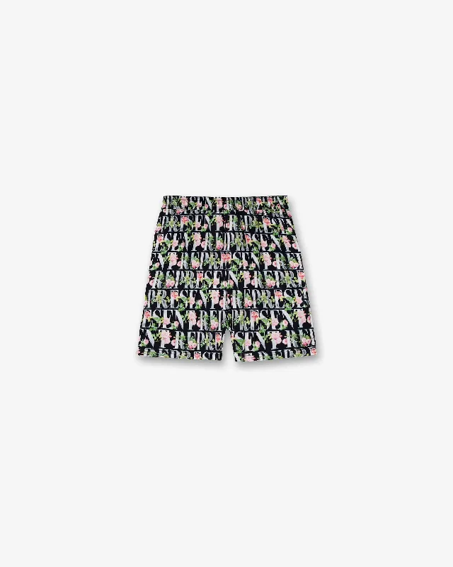 Women's Bermuda ShortsFloral Represent Shorts - Black