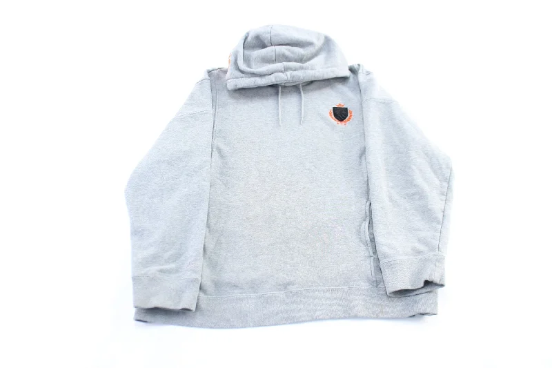 Women's Coats with Fur Trimmed ZipperNike S.B. Embroidered Logo Grey Pullover Hoodie