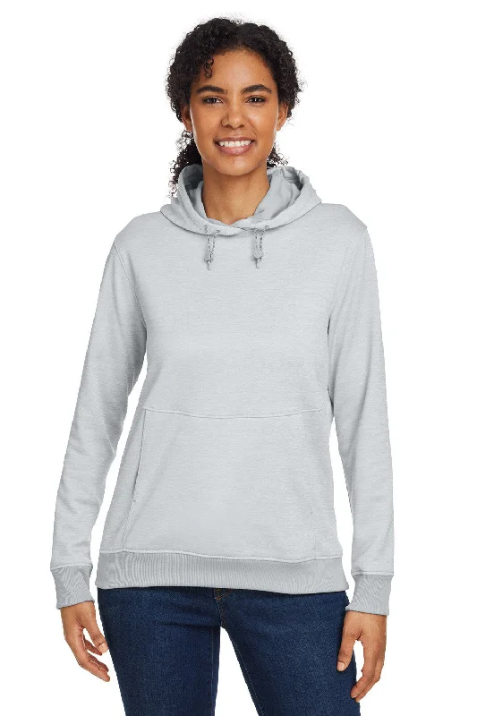 Women's Hooded Sweatshirts with Modal LiningUnder Armour Womens Storm Armourfleece Water Resistant Hooded Sweatshirt Hoodie w/ Pouch Pocket - Mod Grey