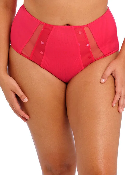 mastectomy form-fitting braSachi Red Confetti Full Brief