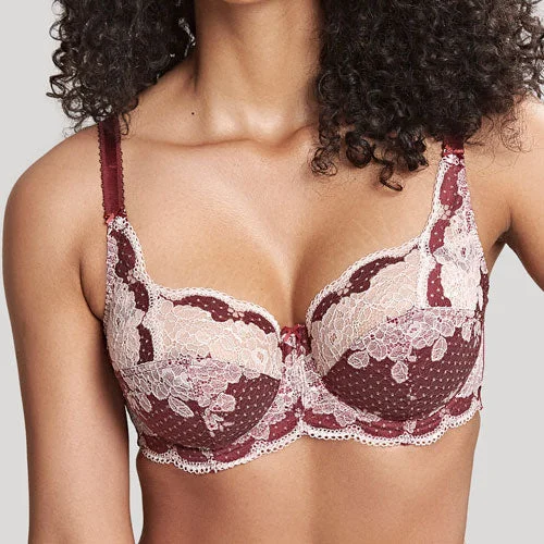 wireless bra for daily wearPanache Clara UW Full Cup Bra - Plum