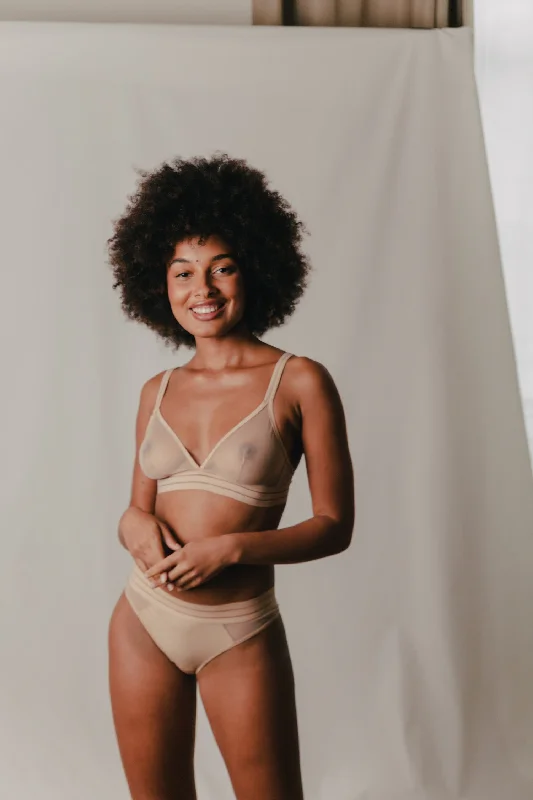 lace appliqué braLejaby | Nufit String (Beige)