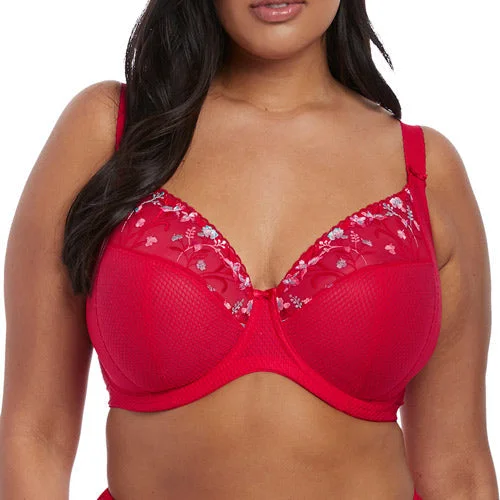 wireless maternity braElomi Charley UW Plunge Bra - Red