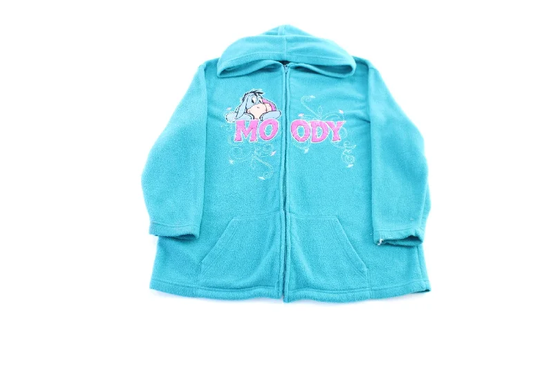 Women's Coats with Fur LiningWomen's Winnie the Pooh Embroidered Eeyore Fleece Zip Up Hoodie