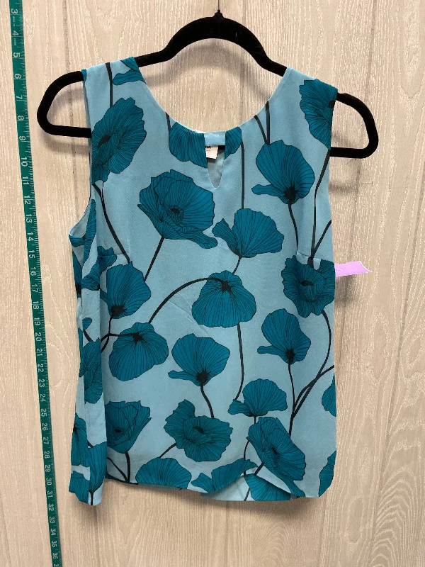 Women's Blouse for PartyFloral Print Blouse Sleeveless Cabi, Size S