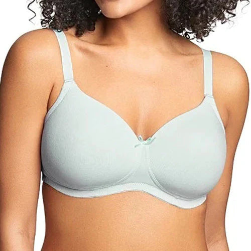 plus-size nursing bra with crossover strapsRoyce Skyla Wire-Free Moulded T Shirt Bra - Mint