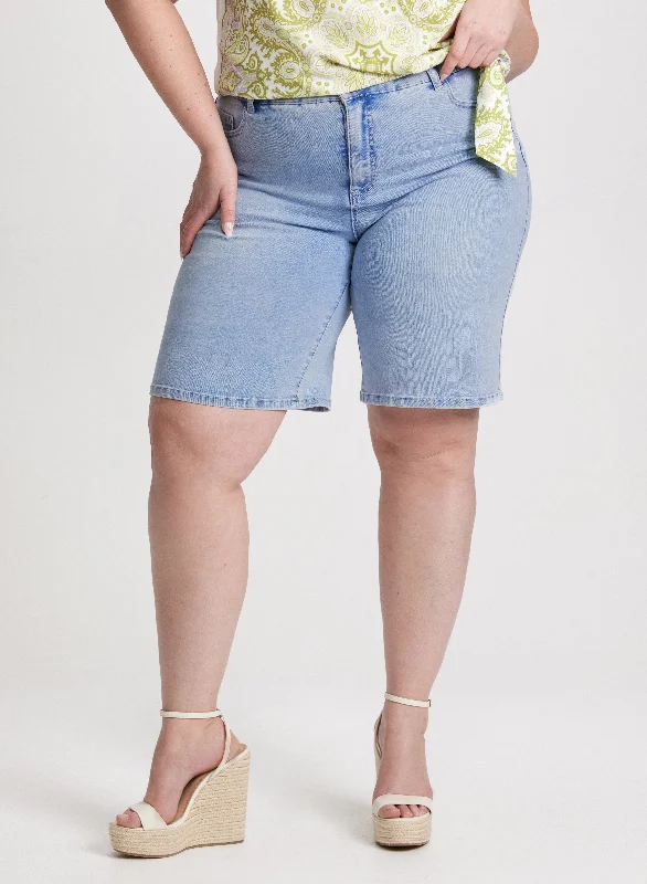 Women's Denim ShortsDenim Bermuda Shorts