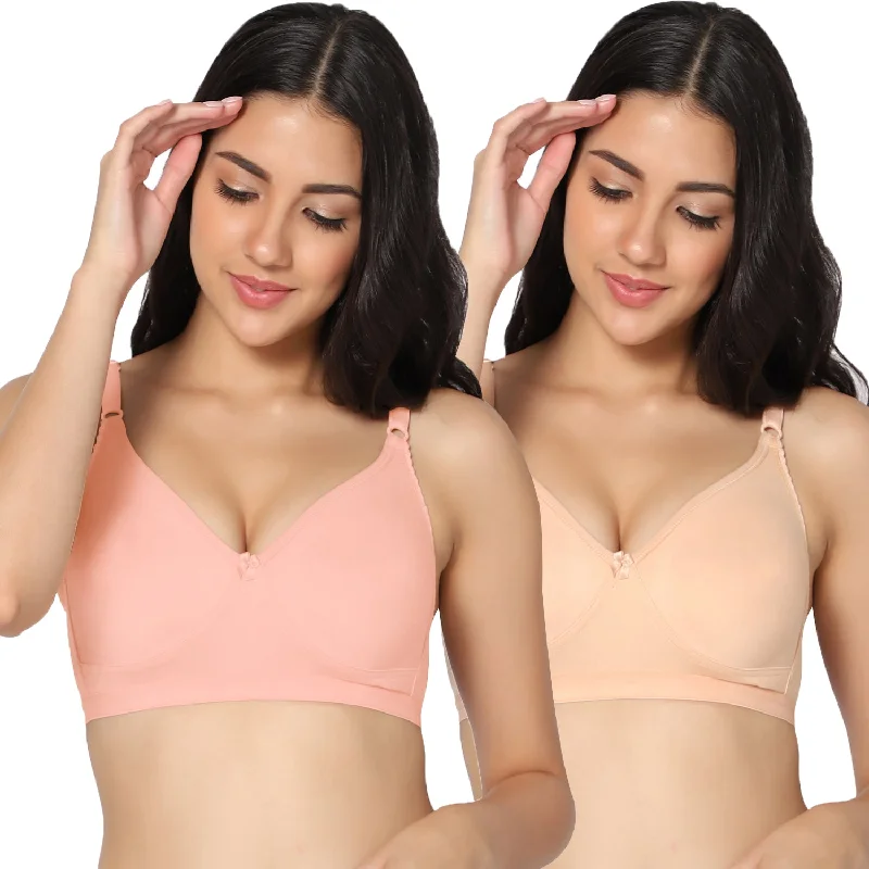 full-coverage bra for large bustsFull Coverage Non-Padded Bra (Pack of 2)