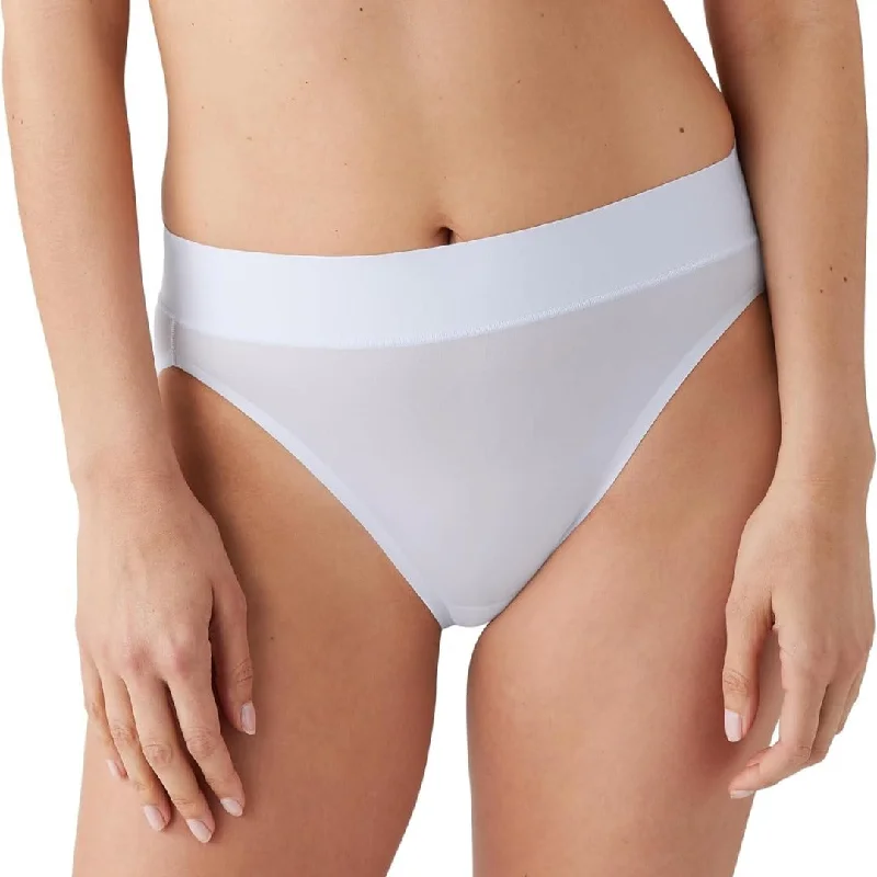 cotton-blend briefs with a built-in bra for added supportWacoal At Ease Hi-Cut