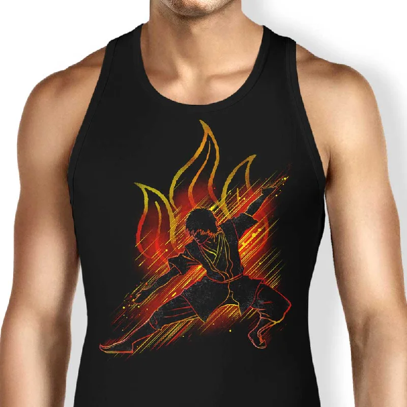 Women's Blouse with Sweetheart NeckThe Fire Bender - Tank Top