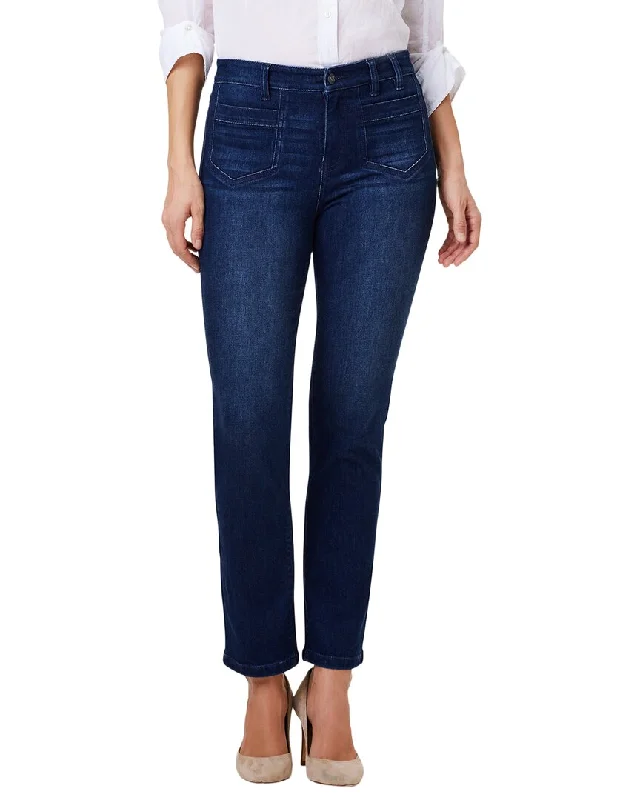 Women's Bell-Bottom PantsNIC+ZOE Mid Rise Straight Pocket Jean