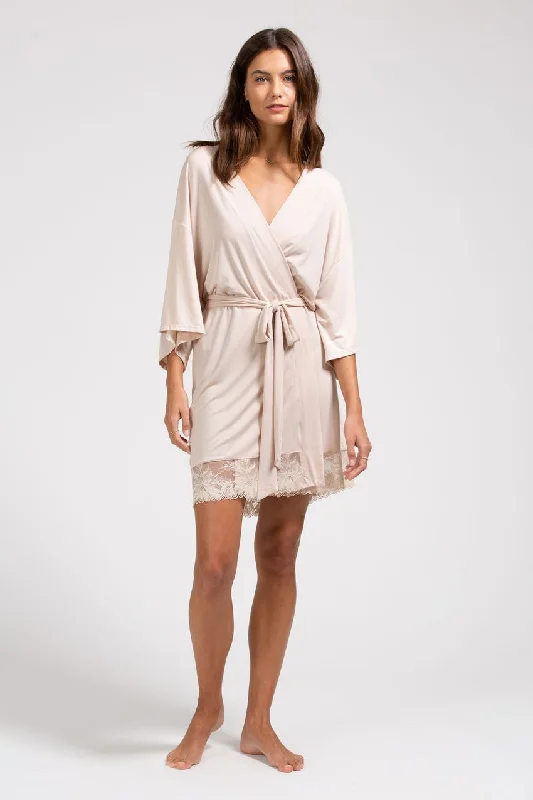 women's pajamas with a relaxed, casual vibeROSALIA ELEVATED EVERYDAY ROBE