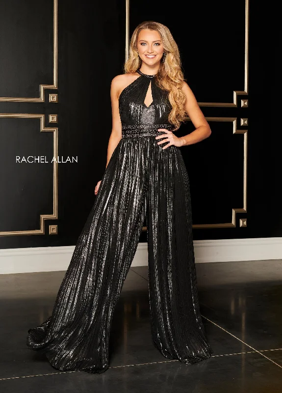 Women's Jumpsuits with Full LengthRachel Allan Metallic Formal Jumpsuit