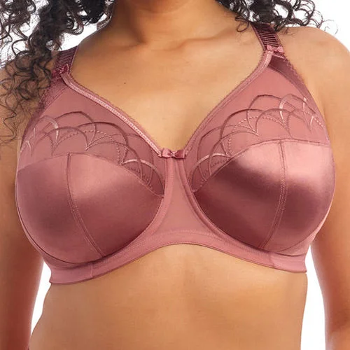 seamless bra with mesh lining for breathabilityElomi Cate UW Full Cup Bra - Rosewood