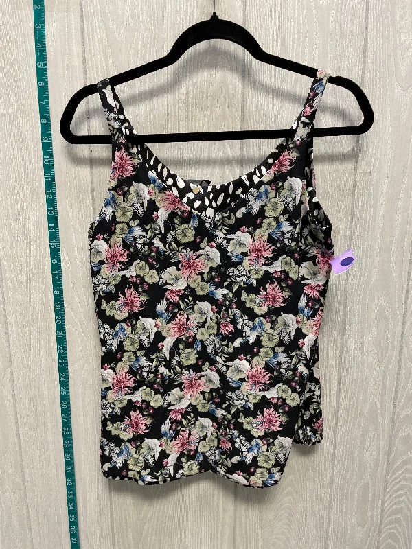 Women's Blouse for HolidayFloral Print Blouse Sleeveless White House Black Market, Size Xs