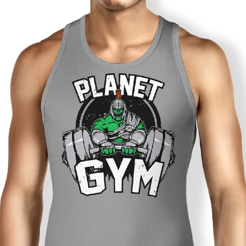 Women's Blouse with Notched CollarPlanet Gym - Tank Top