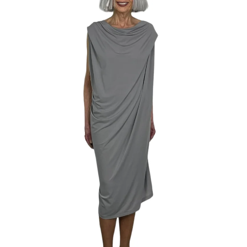 Women's One-Shoulder DressesDRAPE JERSEY-46 DRESS