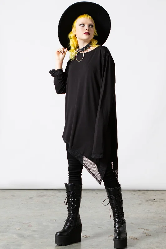 Women's Blouse with Peter Pan CollarManticore Long Sleeve Top